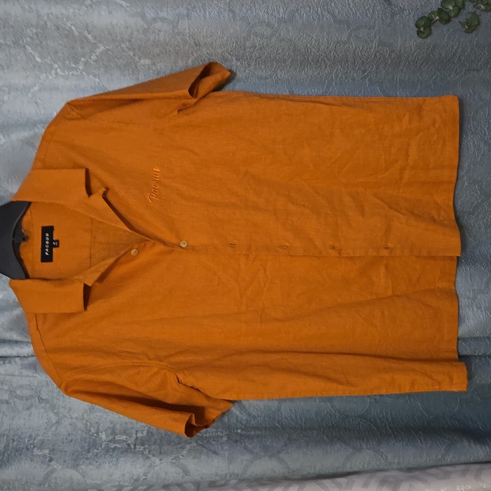 Pacsun linen/cotton blend button-down shirt - medium